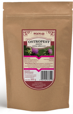 BIOOIL Ostropest plamisty mielony odtłuszczony 500g