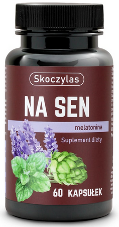 Skoczylas NA SEN melatonina chmiel melisa 60 kapsułek