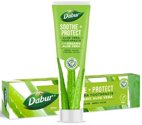 Dabur Pasta do zębów ukojenie ochrona z aloesem bez fluoru 100ml