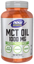 NOW Foods MCT Oil 1000mg 150 kapsułek żelowych