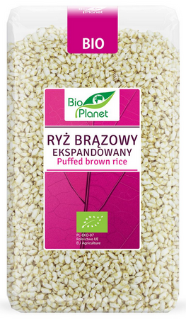 BIO PLANET Ryż brązowy ekspandowany BIO 150 g