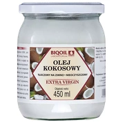 BIOOIL Olej kokosowy nierafinowany tłoczony na zimno Extra virgin 450ml