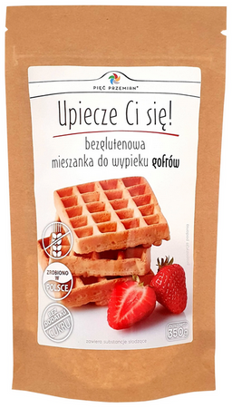 PIĘĆ PRZEMIAN Mieszanka na gofry bezglutenowe 350g
