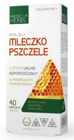 Medica Herbs Mleczko pszczele 40 kapsułek