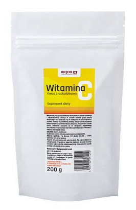 BIOOIL Witamina C kwas L-askorbinowy proszek 200g