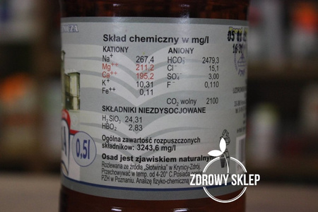 Woda SŁOTWINKA lecznicza PET 500ml
