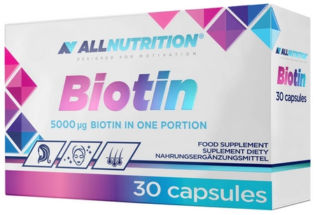 ALLNUTRITION Biotyna 5000mcg 30 kapsułek