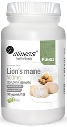 aliness Lion’s Mane ekstrakt 40/20 400mg 90 vege kapsułek