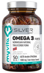 MyVita SILVER Omega 3 Forte 1000mg low totox 50 kapsułek żelowych