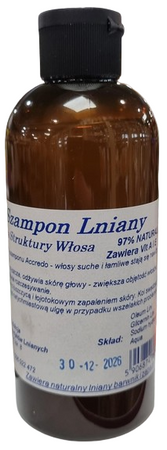 ACCREDO Szampon Lniany naturalny PL 200ml