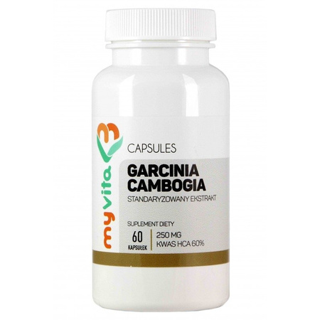 MyVita Garcinia Cambogia  (60% HCA) 250mg 60kapsułek