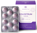 GENACTIV Colostrum Junior czarny bez 60 tabletek do ssania