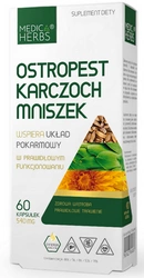Medica Herbs Ostropest Karczoch Mniszek 60 kapsułek