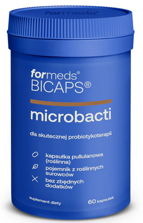 ForMeds BICAPS microbacti probiotyk 8 mld CFU 60 kapsułek