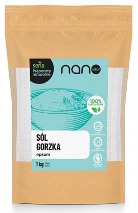 NANOVITAL Sól gorzka rzymska angielska EPSOM 1 kg