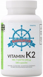 Navigator K2 MK-7 natto 200mcg 180 kapsułek