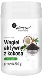 aliness Węgiel aktywny z kokosa proszek 200g