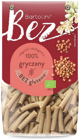 Bartolini Makaron gryczany rurka maccheroni bezglutenowy bio 250g