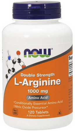 NOW Foods L-Arginine l-arginina 1000mg 120 tabletek