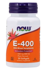 NOW Foods Witamina E 400 IU 50 kapsułek