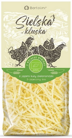 Bartolini Makaron z jajami kury zielononóżki krajanka bio 250g