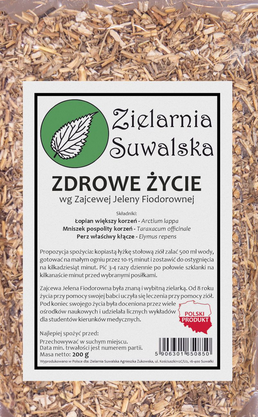 Zielarnia Suwalska Zdrowe życie wg Jeleny Fiodorownej 200g