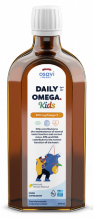 Osavi Daily Omega 3 Kids 800mg aromat cytrynowy 250ml