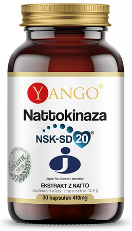 YANGO Nattokinaza NSK-SD 20 30 kapsułek