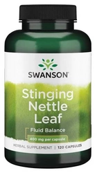 Swanson Stinging Nettle Leaf pokrzywa liść 400mg 120 kapsułek