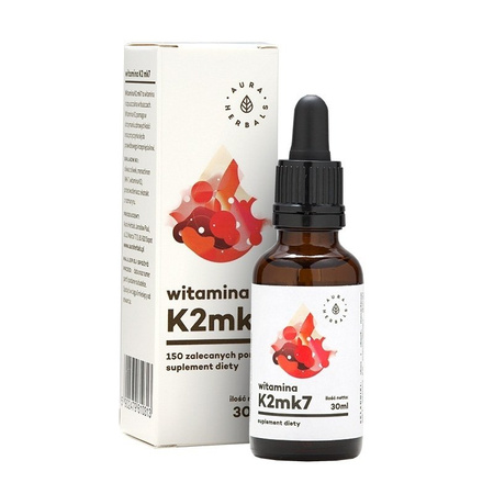 Aura Herbals WITAMINA K2 menachinon MK-7 krople 30ml