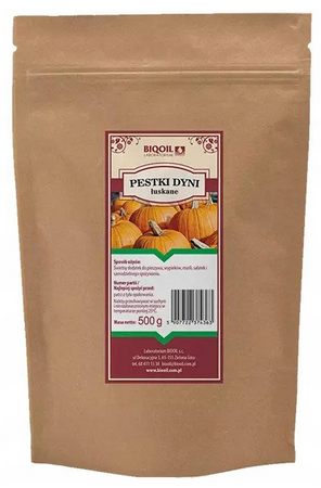 BIQOIL Pestki dyni łuskane 500g