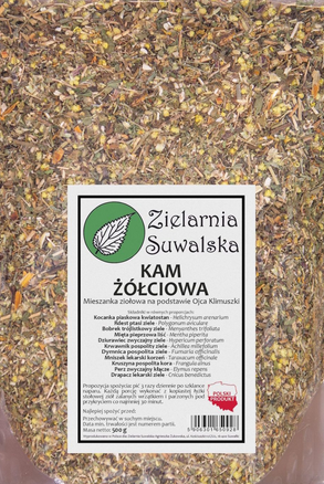Zielarnia Suwalska Kam żółciowa 500g na podstawie Klimuszki