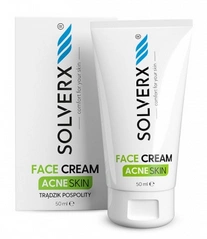 SOLVERX ACNE SKIN Krem do twarzy trądzikowej 50ml