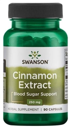 Swanson Cinnamon Extract 250mg 90 kapsułek
