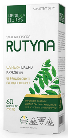 Medica Herbs Rutyna 350mg 60 kapsułek