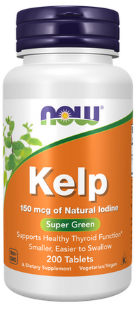 NOW Foods KELP algi morskie 150mcg 200 tabletek
