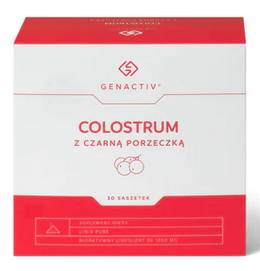 GENACTIV Colostrum z czarną porzeczką 30 saszetek