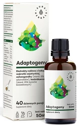Aura Herbals Adaptogeny naturalne ekstrakty roślinne płyn 50ml