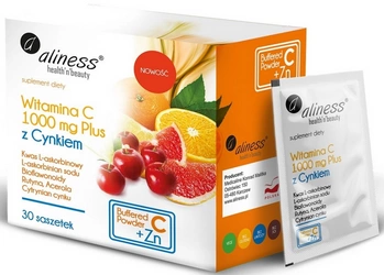 aliness Witamina C 1000mg Plus cynk 30 saszetek