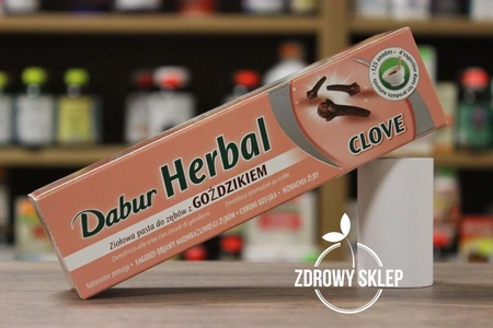 Dabur Herbal ziołowa pasta do zębów z goździkiem bez fluoru i parabenów 100ml