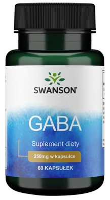 Swanson GABA kwas gamma-aminomasłowy 250mg 60 kapsułek