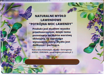 Kopiec Zdrowia Naturalne mydło lawendowe 130g