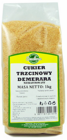 Smakosz Cukier trzcinowy demerara 1kg