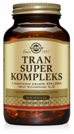 Solgar Tran Super Kompleks z EPA DHA 60 kapsułek