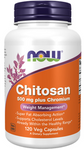 NOW Foods Chitosan plus Chromium 500mg 120 kapsułek