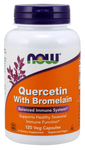 Now Foods Quercetin with Bromelain kwercetyna bromelaina 120 vege kapsułek