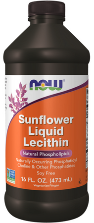 NOW Foods Sunflower Lecithin lecytyna słonecznikowa 473ml płyn