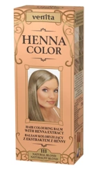 VENITA Balsam Koloryzujący Henna Color z naturalnym ekstraktem henny 111 Naturalny blond 75ml