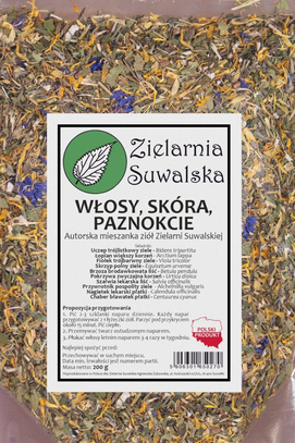 Zielarnia Suwalska Włosy, skóra, paznokcie 200g