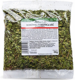 HERBAPOL KRAKÓW Borówka brusznica liść 50g